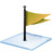 Windows 7 flag yellow Icon